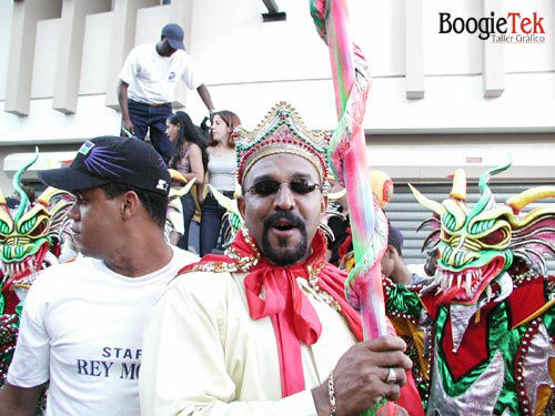 El Carnaval Mocano 2001 en Republica Dominicana.