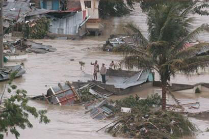 Fotos tormenta tropical Olga Area de Santiago, Republica Dominicana Diciembre 12 2007