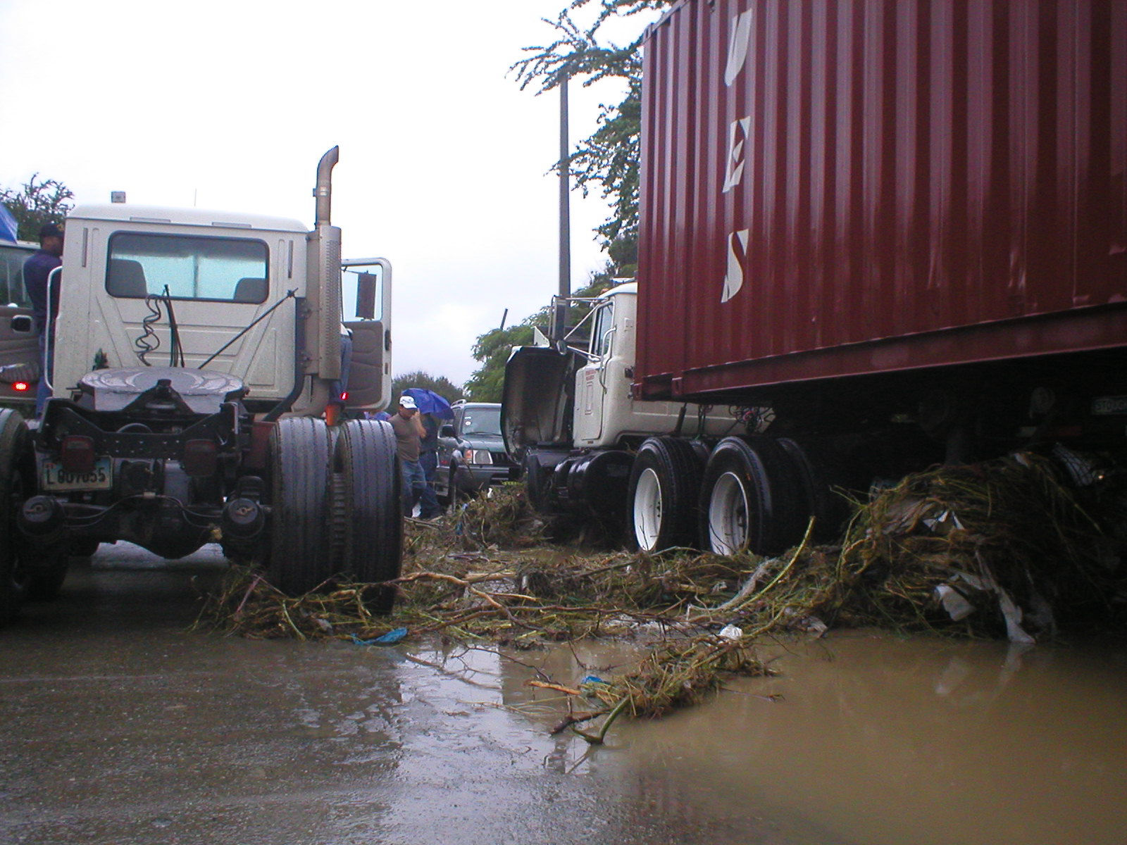 Fotos tormenta tropical Olga Area de Santiago, Republica Dominicana Diciembre 12 2007