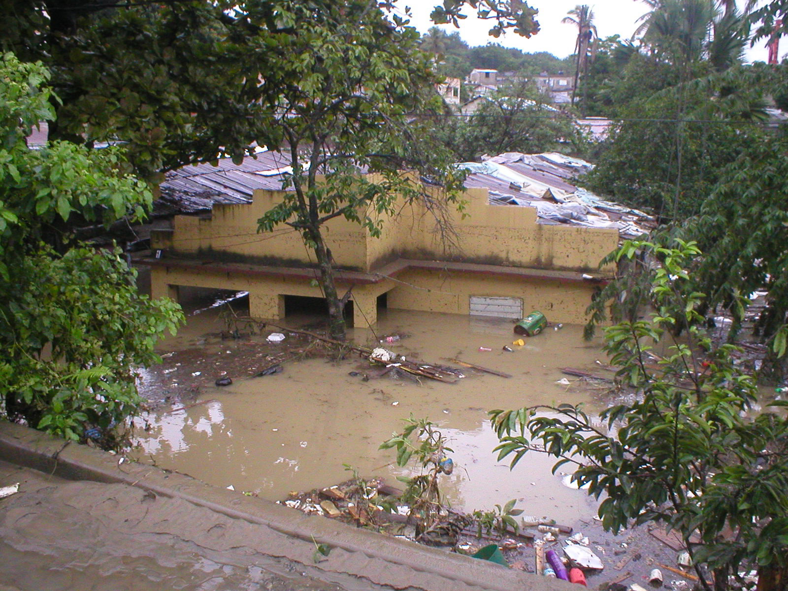 Fotos tormenta tropical Olga Area de Santiago, Republica Dominicana Diciembre 12 2007