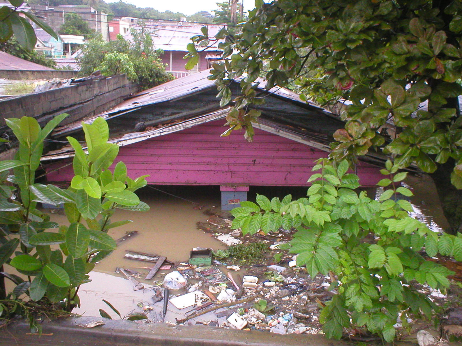 Fotos tormenta tropical Olga Area de Santiago, Republica Dominicana Diciembre 12 2007