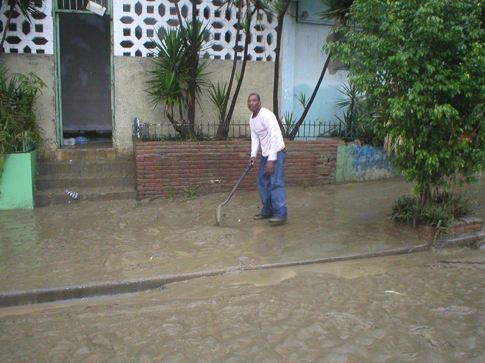 Fotos tormenta tropical Olga Area de Santiago, Republica Dominicana Diciembre 12 2007