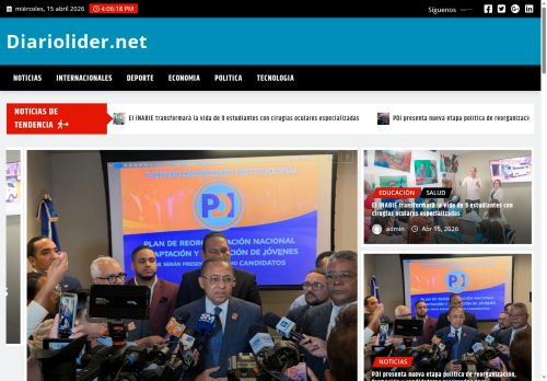 Diario Líder. Periódicos Dominicanos de Republica Dominicana | Livio.com