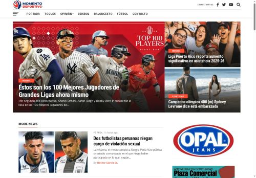 Momento Deportivo. Periódicos Dominicanos de Republica Dominicana ...