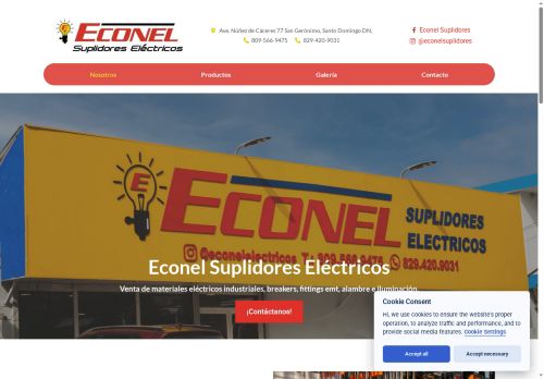 Econel. Materiales Eléctricos de Republica Dominicana | Livio.com