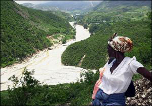 Fotos de Inundaciones Area de Jimaní, Republica Dominicana Mayo 24, 2004