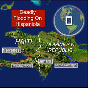 Fotos de Inundaciones Area de Jimaní, Republica Dominicana Mayo 24, 2004