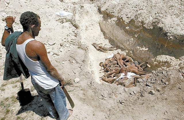 Fotos de Inundaciones Area de Jimaní, Republica Dominicana Mayo 24, 2004