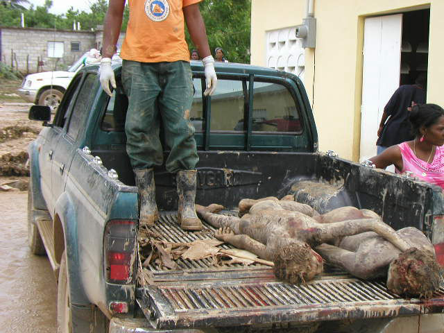 Fotos de Inundaciones Area de Jimaní, Republica Dominicana Mayo 24, 2004