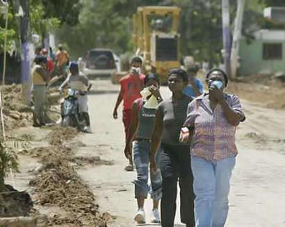 Fotos de Inundaciones Area de Jimaní, Republica Dominicana Mayo 24, 2004